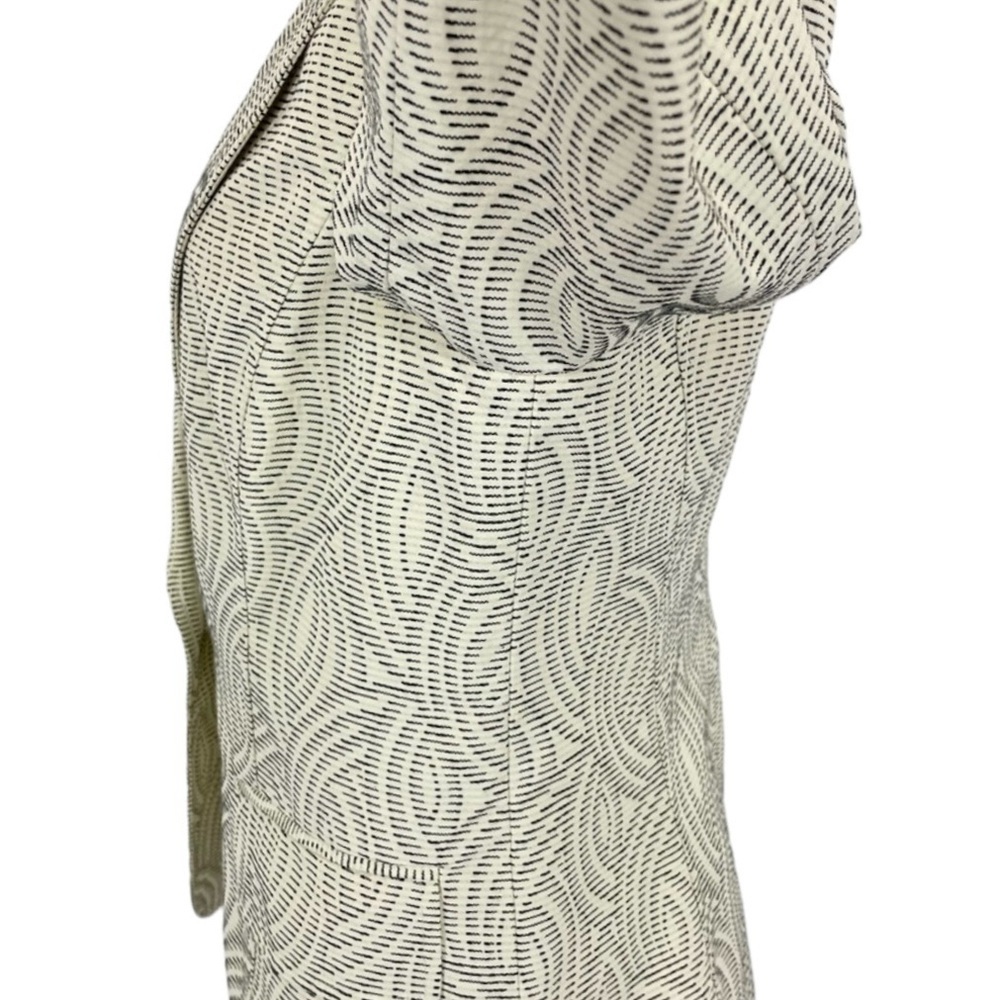 Lafayette 148 New York Jacket 10 Ivory & Black - Picture 6 of 12